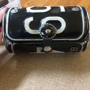 One of kind license plate purse